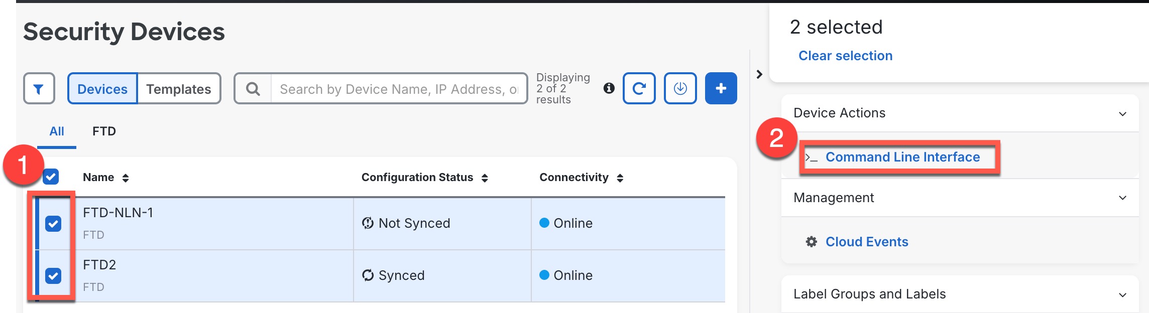 Open the Command Line Interface